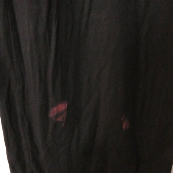 LA SENZA LINGERIE | large | Black Leggings With Pink Bow | *Bleach Spots On Leg - Picture 15 of 15